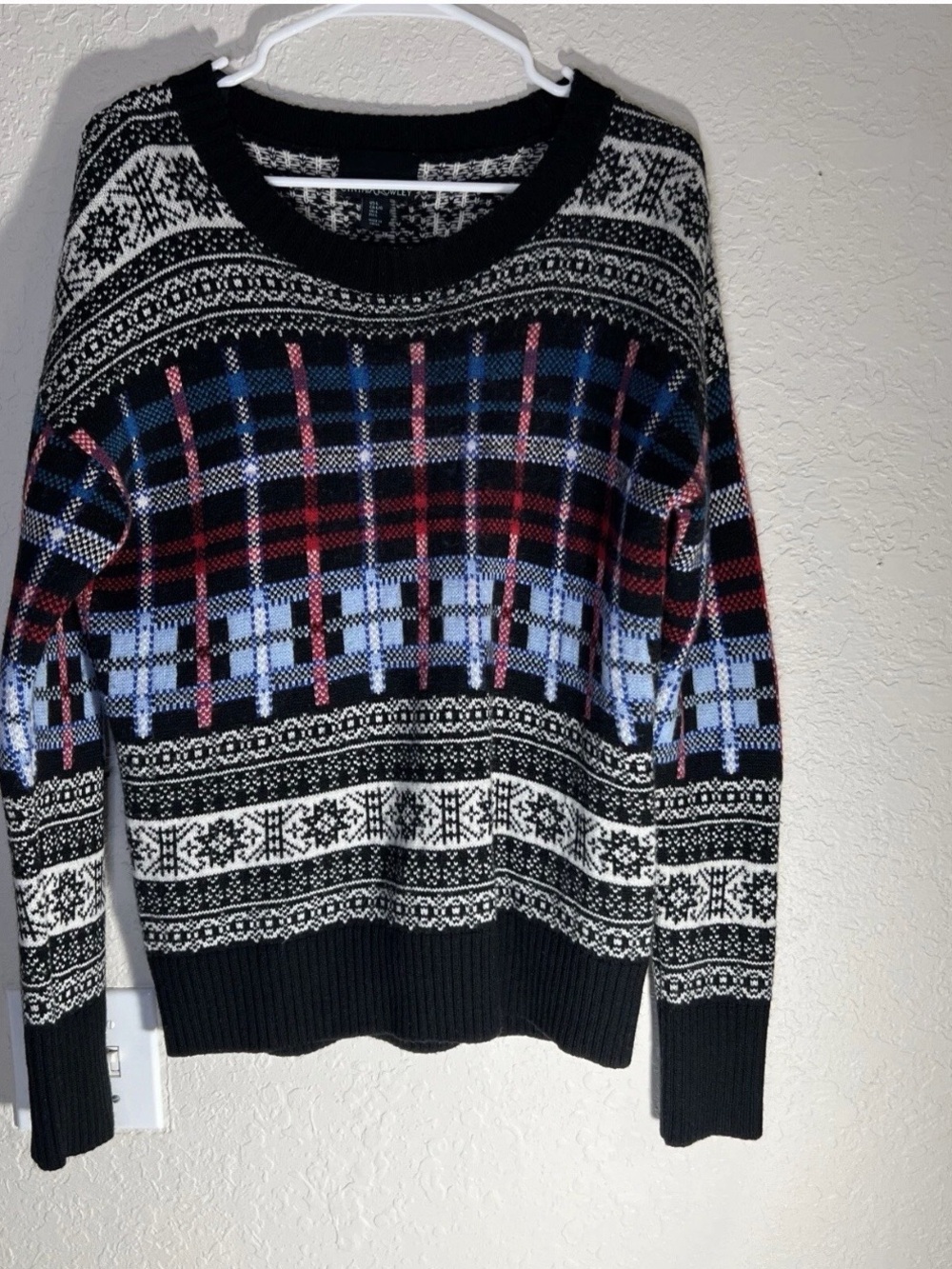 CYNTHIA ROWLEY Womens CHRISTMAS Holiday Sweater Size L